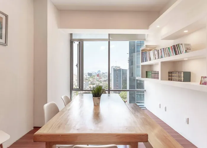 Beautiful In Plaza Reforma Apartment *